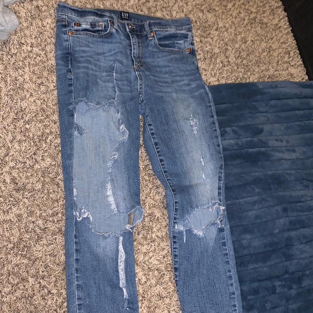 gap ripped jeans